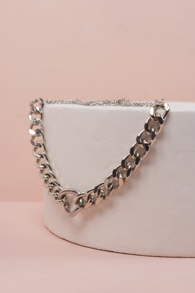 Collar Chain Plateado