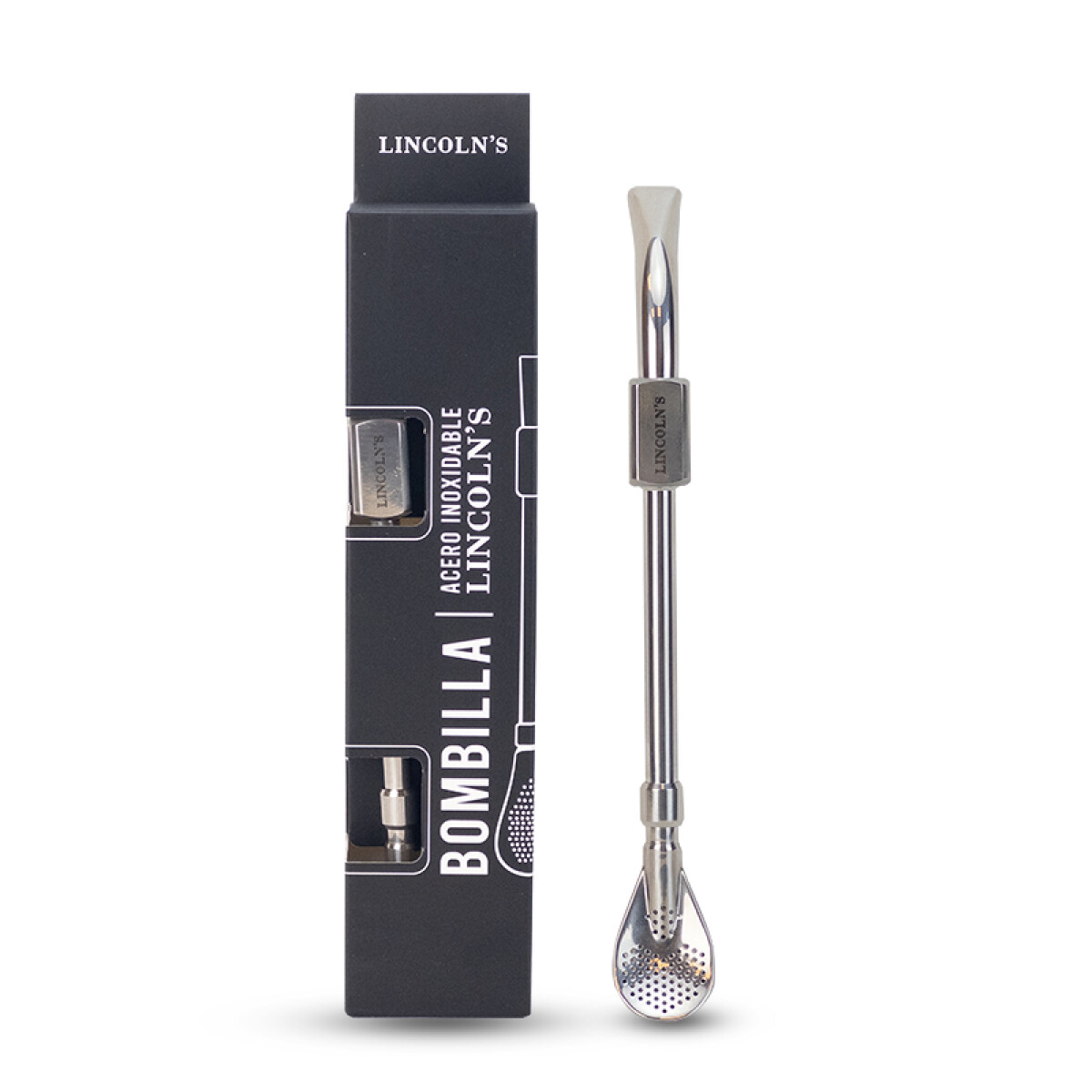 BOMBILLA PREMIUM CLASICA - ACERO INOXIDABLE 