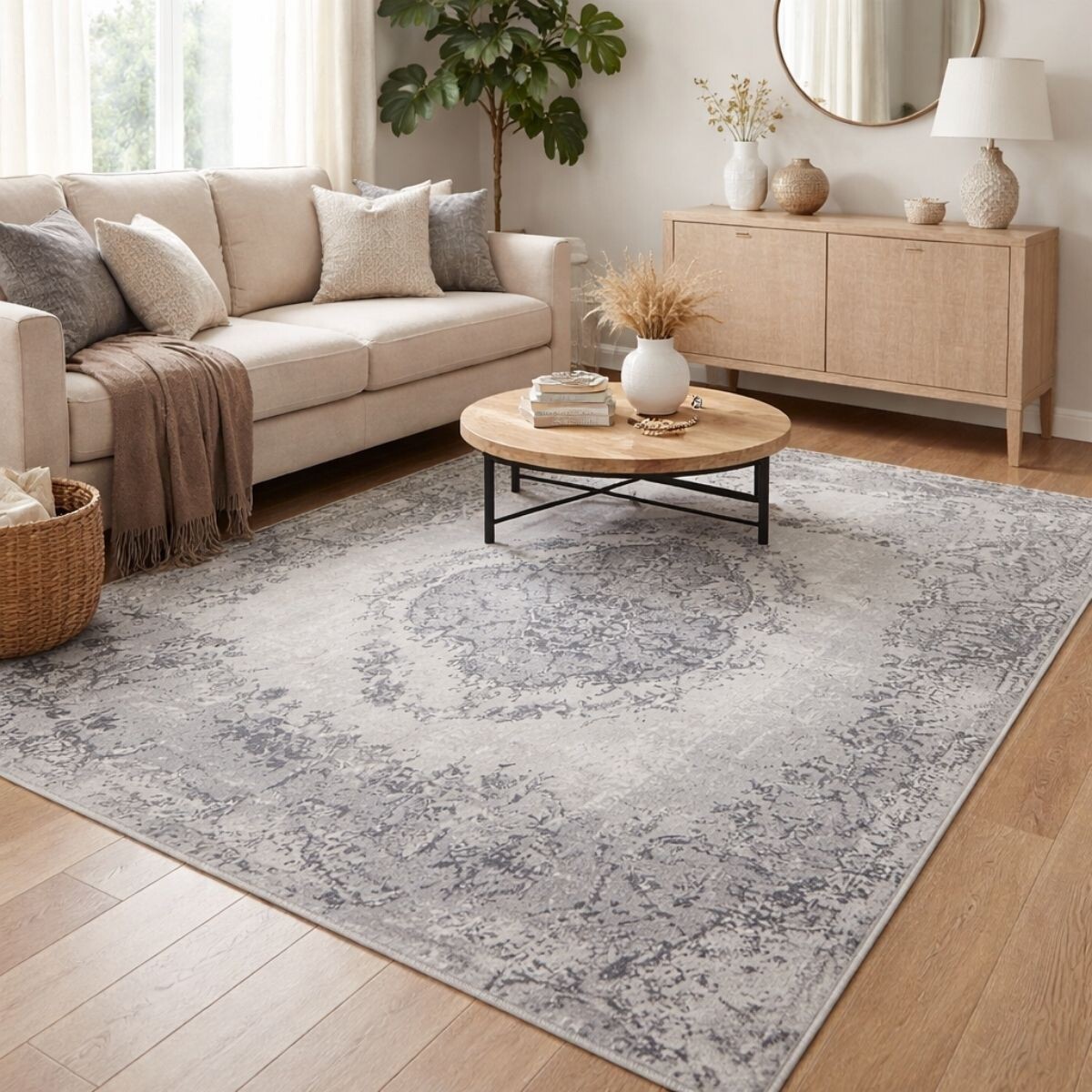 ALFOMBRA KELIM POP Gris 