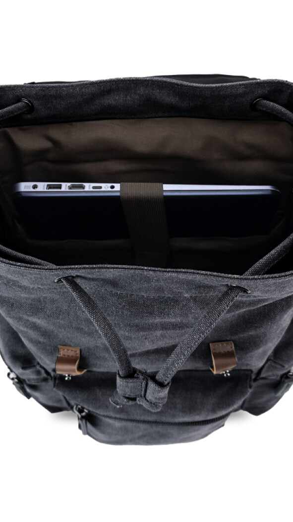 MOCHILA HUAPI NEGRO