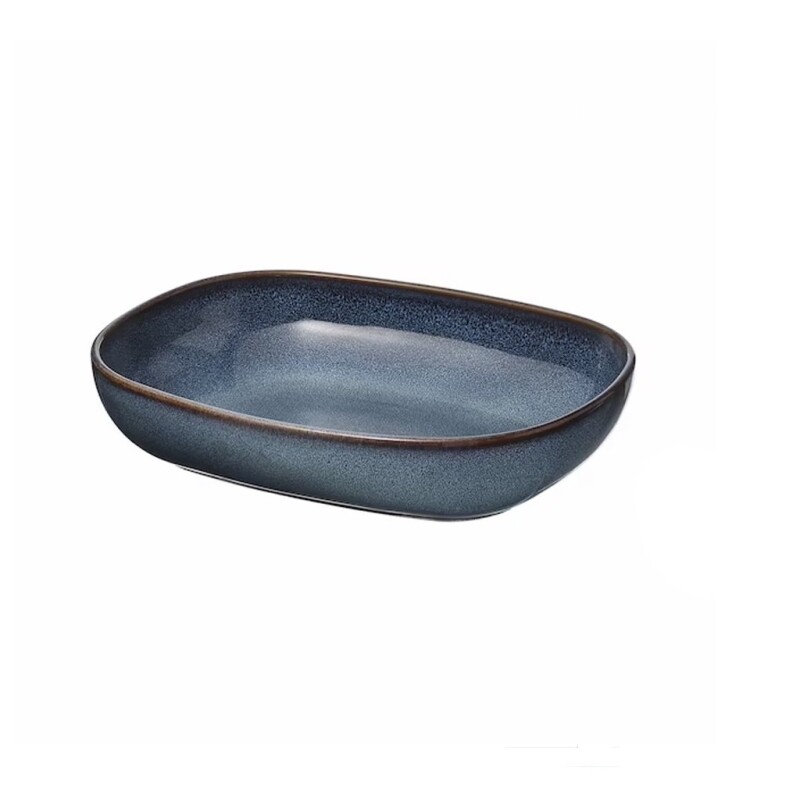 Asadera Cerámica 31X23X7Cm Organic Azul ASADERA CERAMICA 31X23X7CM ORGANIC AZUL