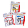 Kit Engrapadora + Quitagrampas + Grampas 24/6 AZUL