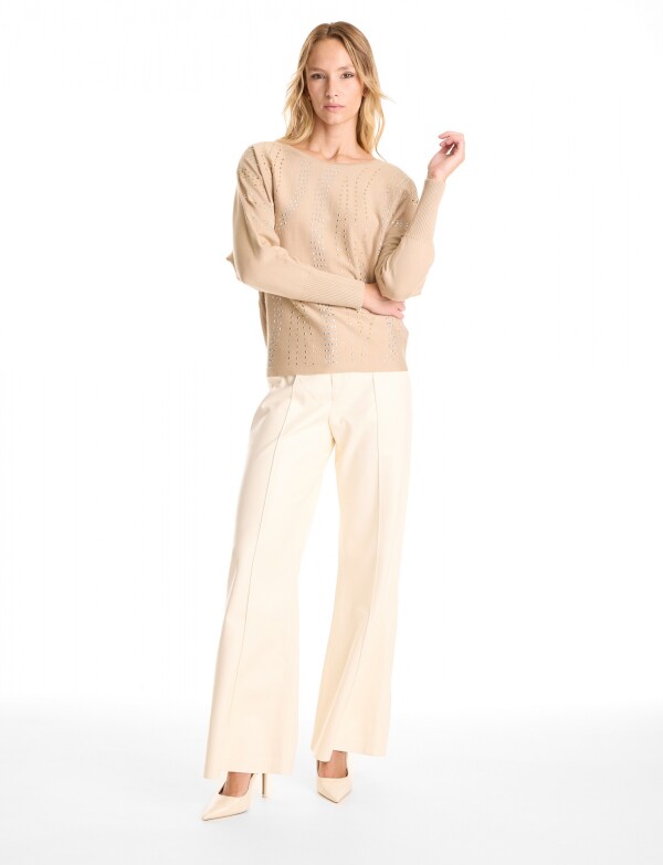 Buzo Dolman Tachas BEIGE