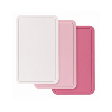 Tabla de Corte Set 3 Unidades 32x20 cm Rosa Legacy Berghoff Tabla de Corte Set 3 Unidades 32x20 cm Rosa Legacy Berghoff