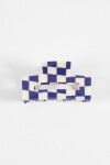 Broche cuadritos azul