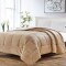 Acolchado RED FLEX de Corderito y Sherpa QUEEN 250x230 BEIGE