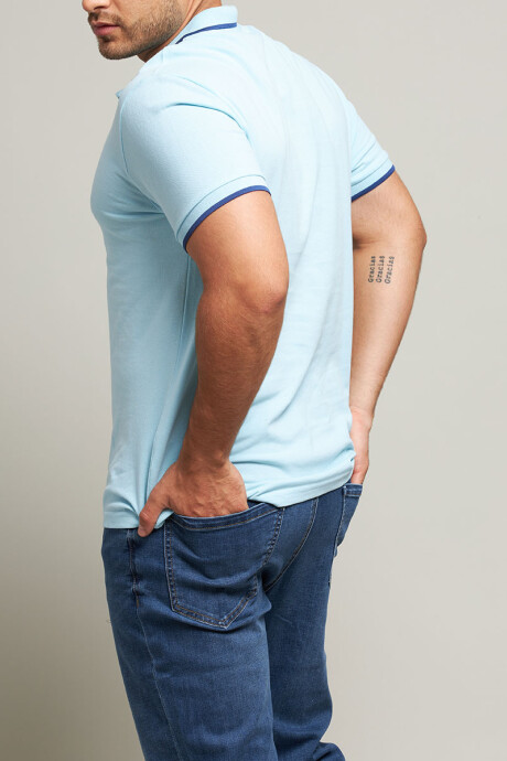 POLO BERACO Celeste