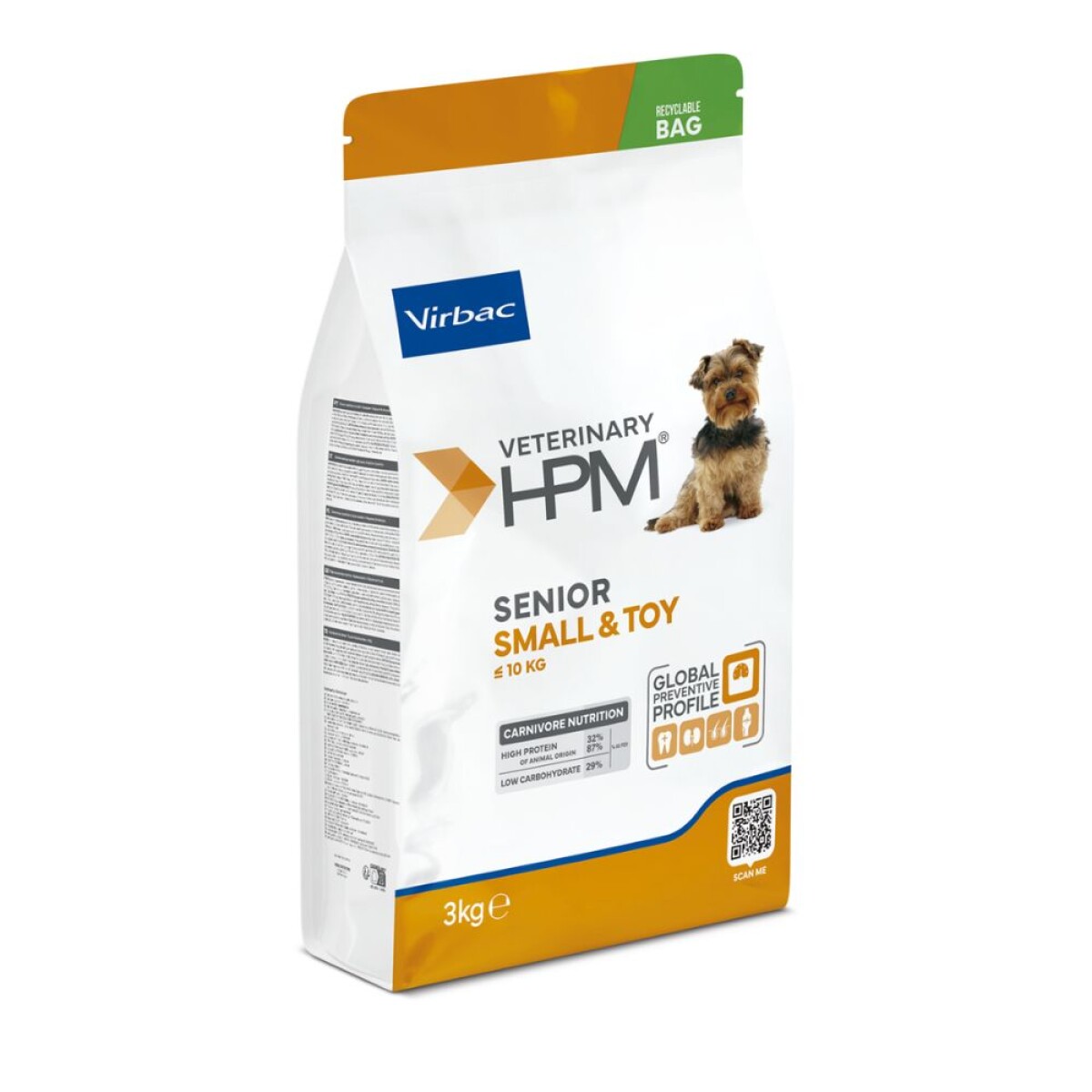 Virbac Dog Senior Small & Toy 3kg |Salud para Perros Mayores 