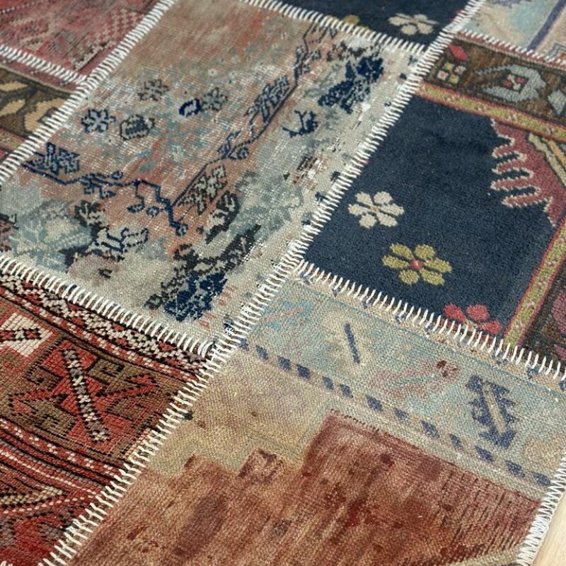 Alfombra patchwork roja 2,40x1,70 Alfombra patchwork roja 2,40x1,70