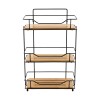 ESTANTE ORG NEGRO/BAMBU 3PZAS Unica