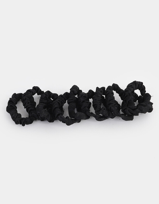 Skunzies Set por 10 Set De Scrunchies - Negro