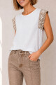 BLUSA LINO CROCHET BLANCO