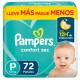 Pañales Pampers Confort Sec P 72 unidades Pañales Pampers Confort Sec P 72 unidades