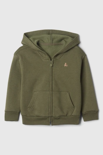 Canguro Con Cierre Logo Brannan Toddler Niño Army Jacket Green