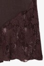 PANT LINO ENCAJE Marron