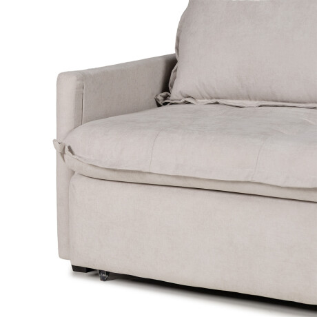 Sofá Cama Oliver - Tela Microfibra 12073 (Greige)