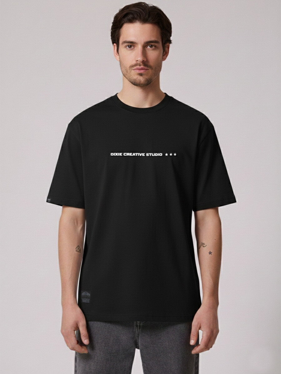 T-SHIRT LOBRO DIXIE Negro