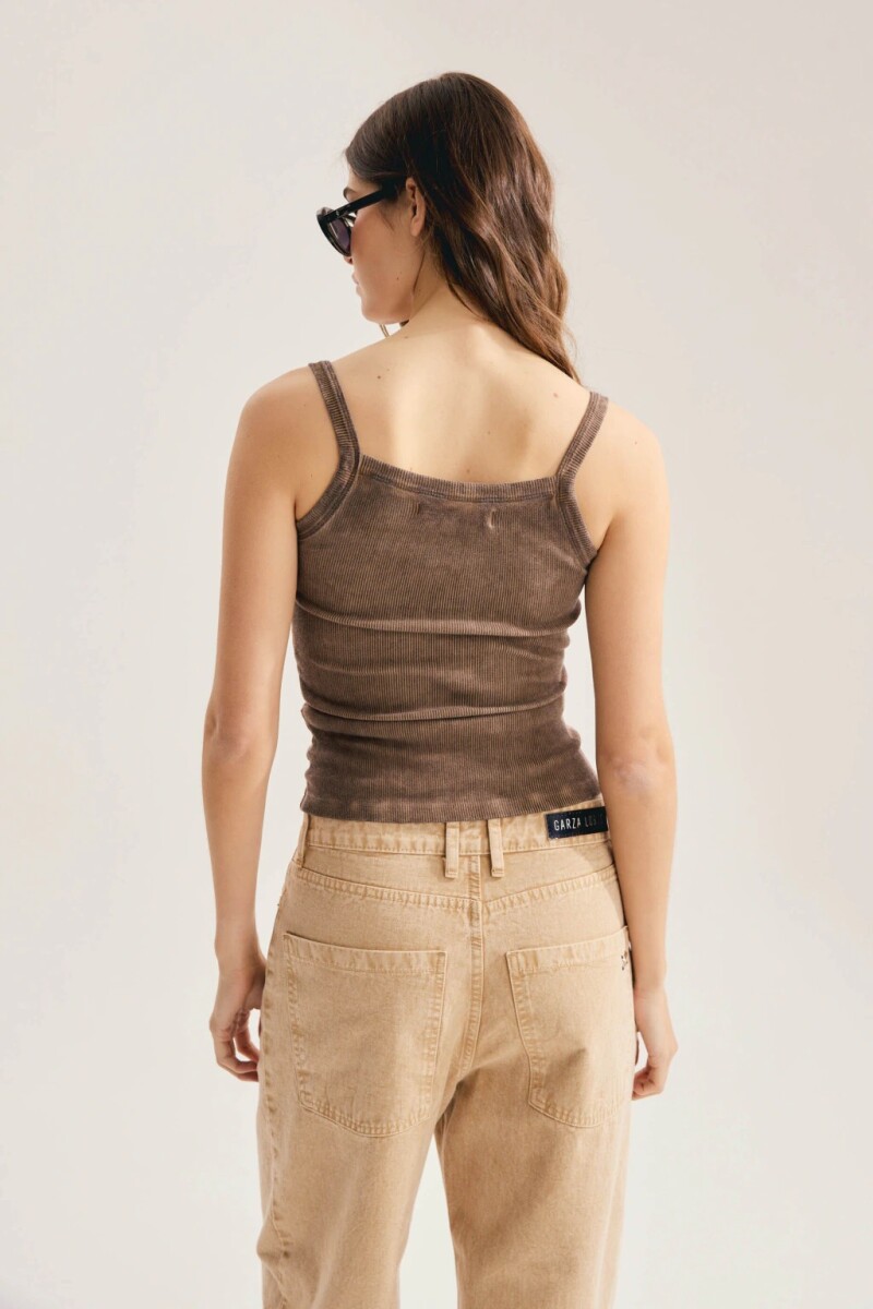 MUSCULOSA BOSSA SHINNY Marron
