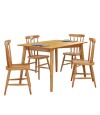 Juego de Comedor 4 Sillas Udine Natural