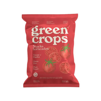 Snack Tomate y Páprika 95 g Green Crops Green Crops Tomate Y Paprika