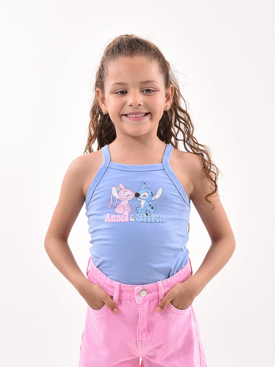 MUSCULOSA A&S - AZUL CLARO 