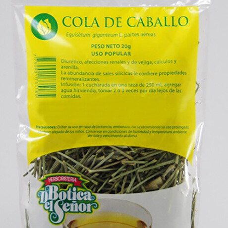 Infusiones en bolsa Botica del Señor Cola de caballo 20 g