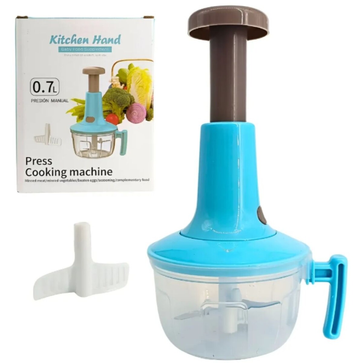 Procesador Manual Picador De Alimentos 0.7l 