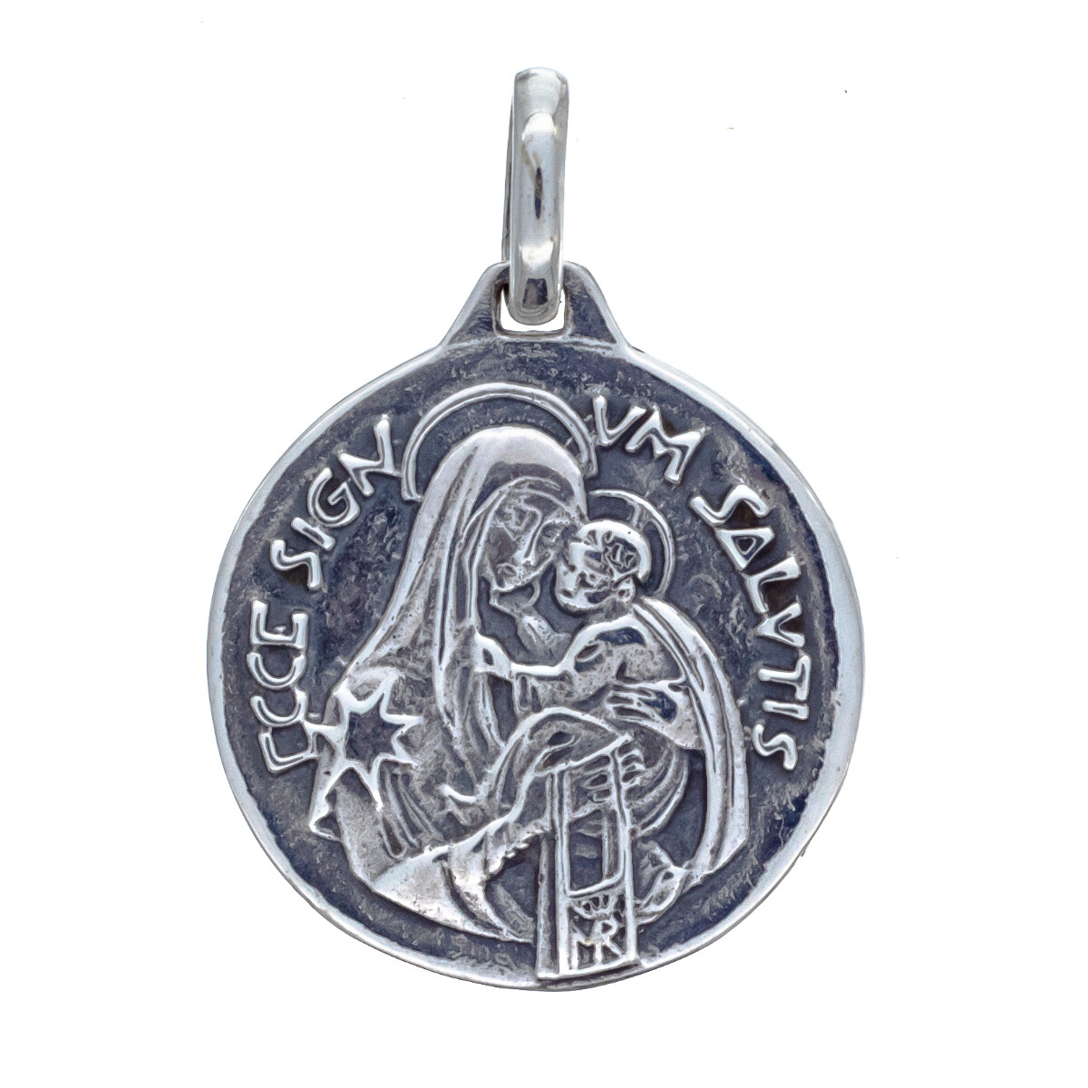 Medalla religiosa de plata 925, ESCAPULARIO. 