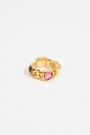 ANILLO CADENA Y CRISTALES CORA Oro