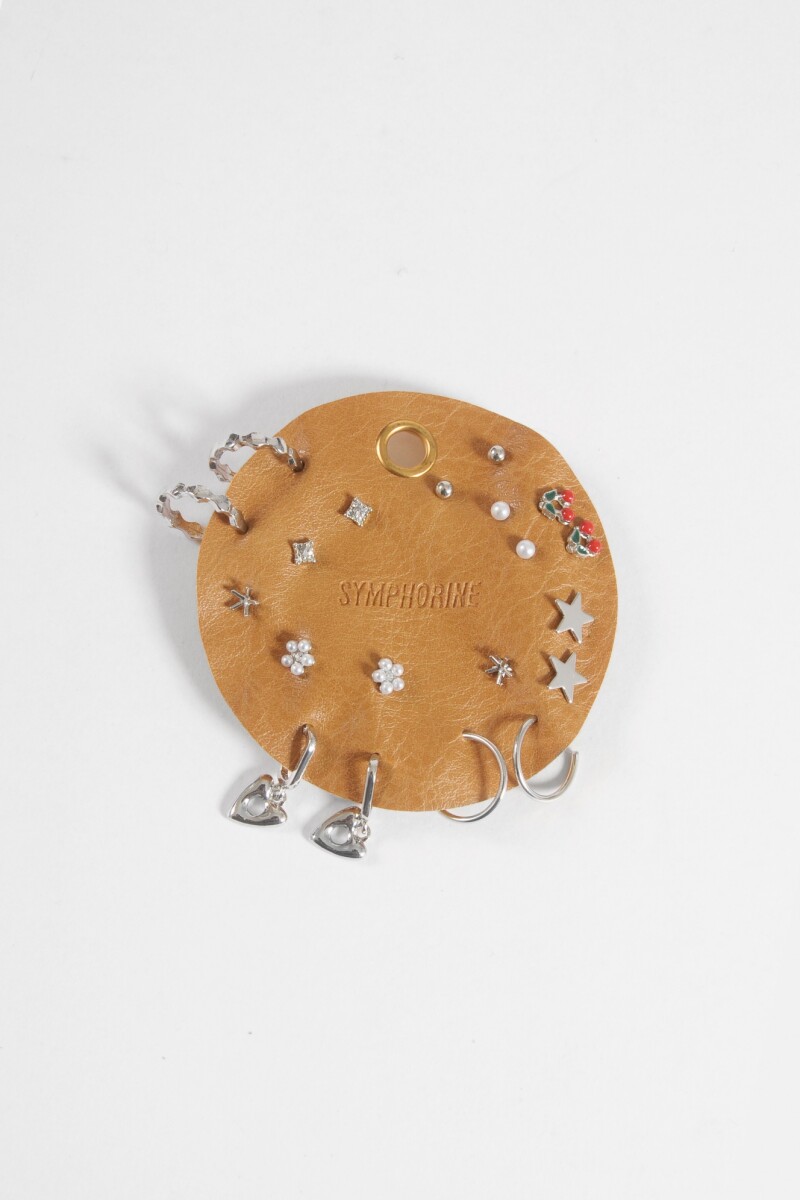 Set de 10 pins variados plateado