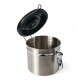 Recipiente Hermetico Ac-Inox para granos Valv Co2 1100ml Sin Color