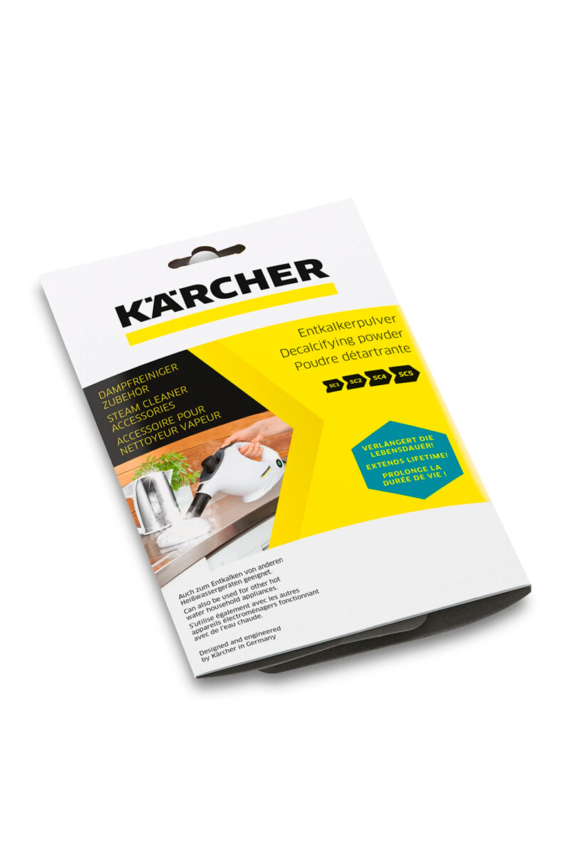 Pack Polvo Descalcificador Limpiadoras de Vapor Karcher SC 