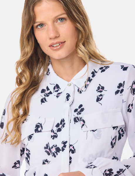 BLUSA MANGA LARGA Tulipan
