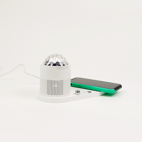 Cargador inalámbrico de celular con luz proyectora Sc