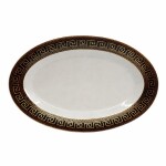 BANDEJA OVALADA DE PORCELANA VERSACE 14´´ • 36x27cm BANDEJA OVALADA DE PORCELANA VERSACE 14´´ • 36x27cm