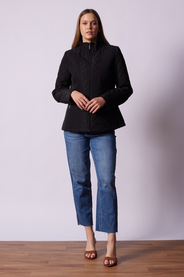 Campera Capitoneada NEGRO