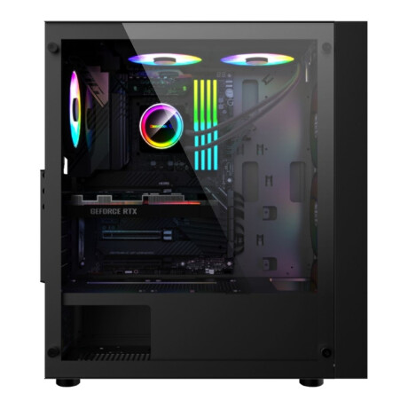 Gabinete Gaming Marvo CA-123 Panel Rgb Mid Tower Atx 001
