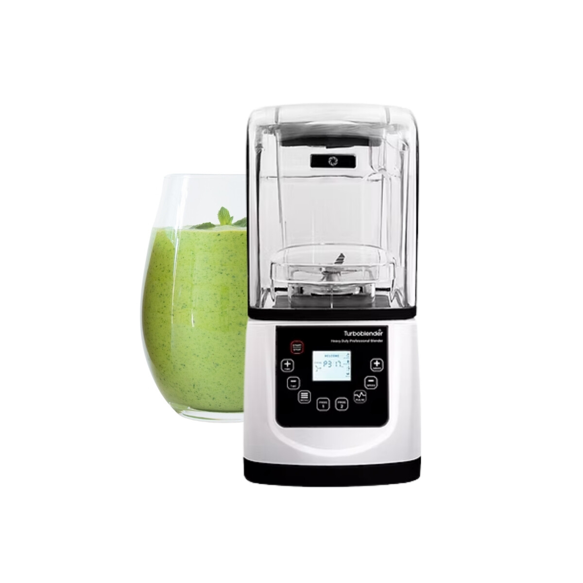 Licuadora Profesional de 1.5 Litros 2200W/3HP con Cobertor Turboblender 