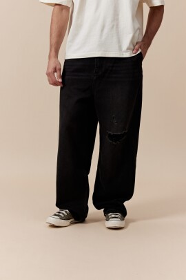 Pantalón denim SKATER NEGRO JEAN