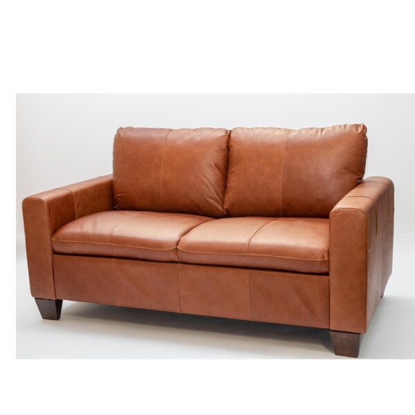 SOFA CUERO - 2 CUERPOS - MODELO BLANC - SEQUOIA WHISKY SOFA CUERO - 2 CUERPOS - MODELO BLANC - SEQUOIA WHISKY
