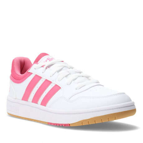 Championes de Mujer Adidas Hoops 3.0 Blanco - Rosa