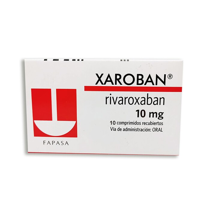 XAROBAN 10 MG. CJ X 10 COMP. única