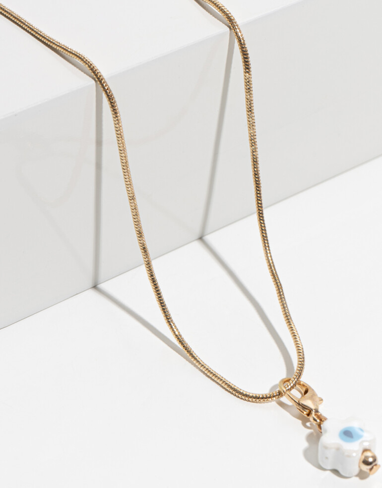 Collares Cortos Metal Collar Mix And Match - Dorado