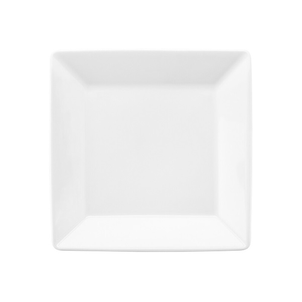 Plato llano cuadrado blanco 20x20 cm OXFORD Plato llano cuadrado blanco 20x20 cm OXFORD