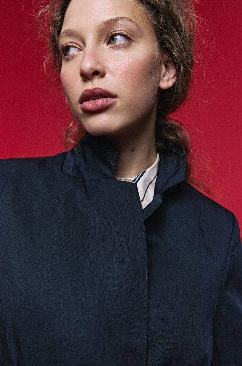 BLAZER LISSE MARINO - Azul Marino 