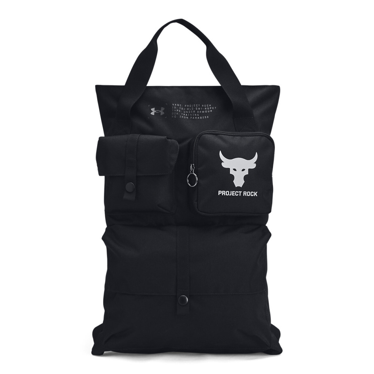 UA Project Rock Gym Sack-GRN - BLK-001 