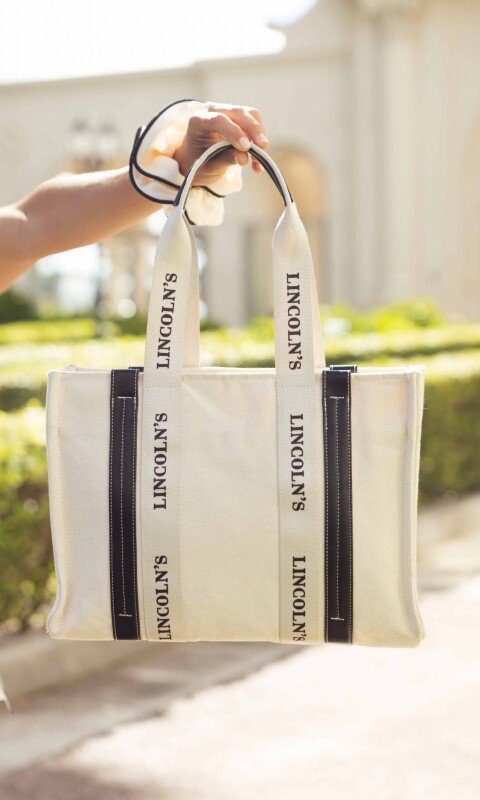 TOTE BAG MALASIA CRUDO C/NEGRO