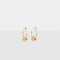 Aros Argollas Con strass Argollas Con Strass - Dorado