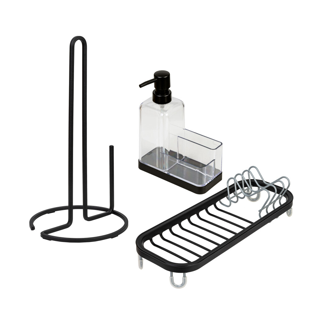 SET COCINA NEGRO PLÁSTICO RECICLADO UMBRA