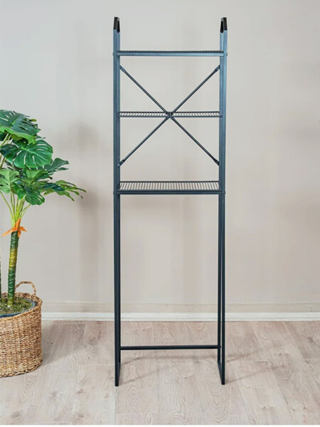 ESTANTERIA HIERRO BATH NEGRO